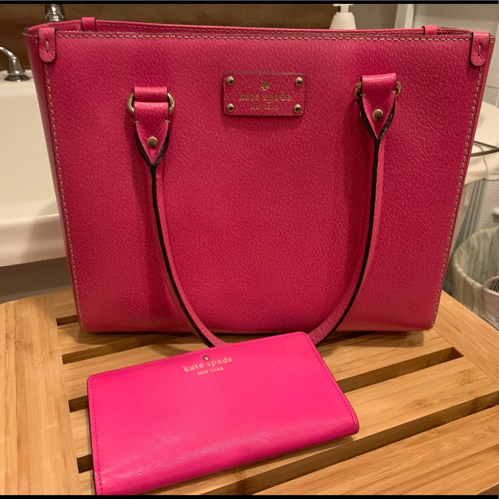 Kate Spade Pink Purse & Wallet